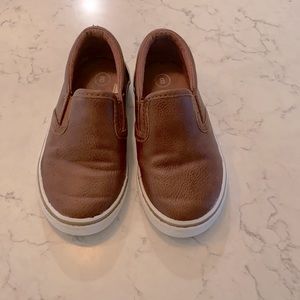 Boys Leather Slip On Shoes